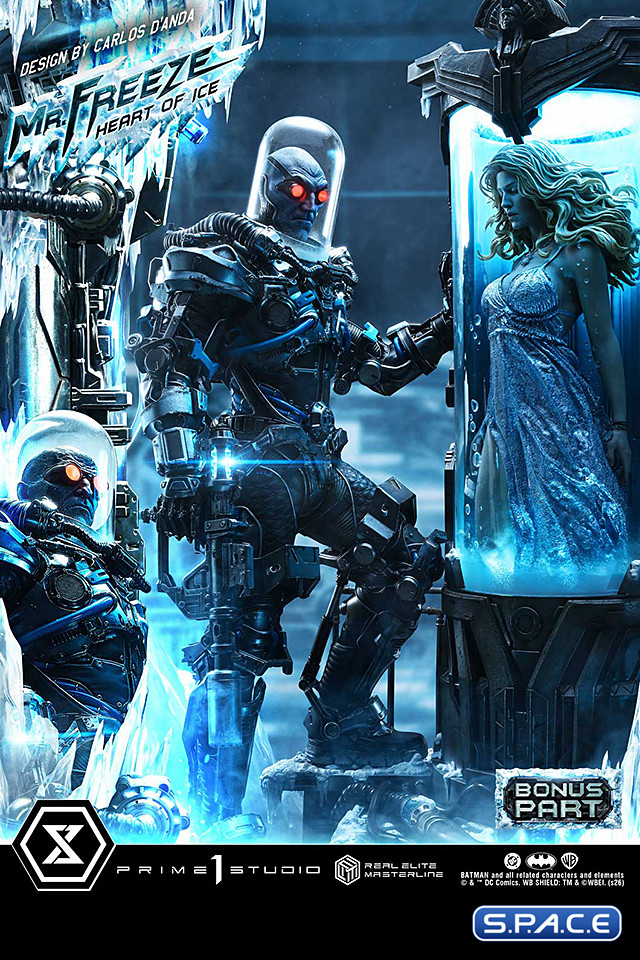 1/3 Scale Mr. Freeze �Heart of Ice� Deluxe Real Elite Masterline Statue - Bonus Version (DC Comics)