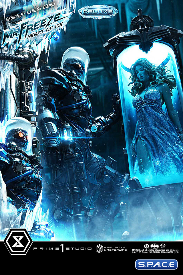 1/3 Scale Mr. Freeze �Heart of Ice� Deluxe Real Elite Masterline Statue - Bonus Version (DC Comics)