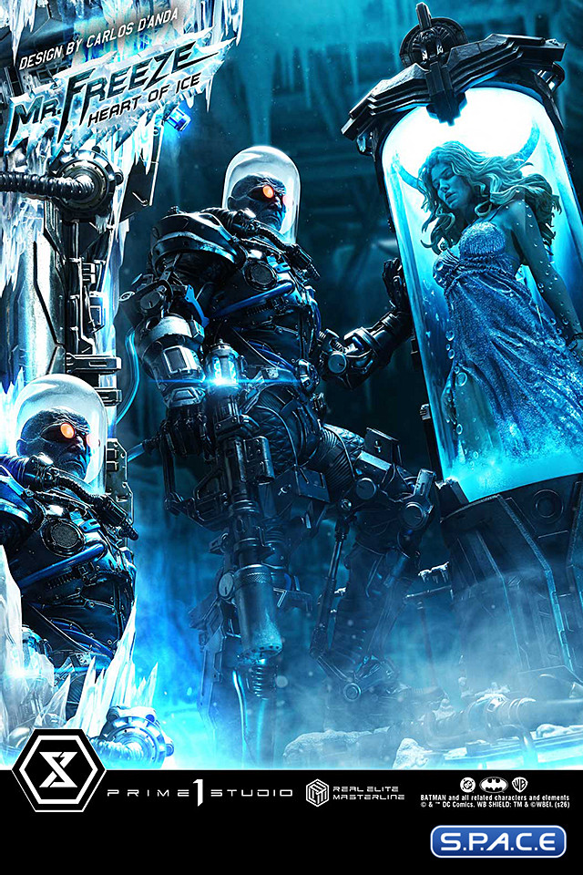 1/3 Scale Mr. Freeze �Heart of Ice� Deluxe Real Elite Masterline Statue - Bonus Version (DC Comics)