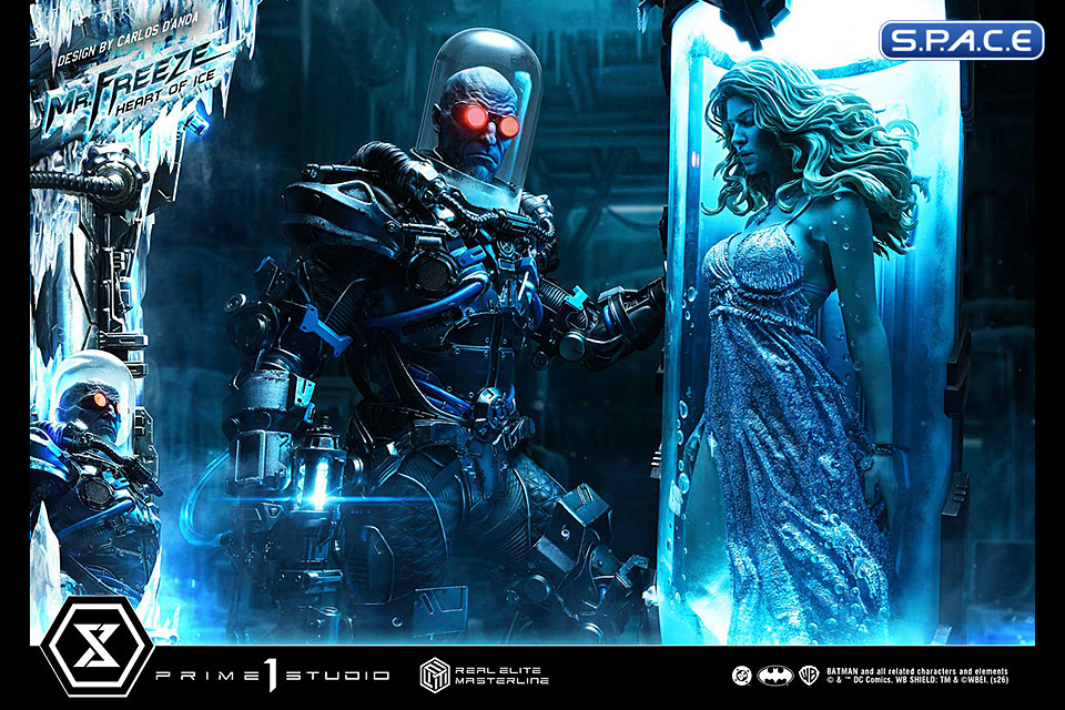 1/3 Scale Mr. Freeze �Heart of Ice� Deluxe Real Elite Masterline Statue - Bonus Version (DC Comics)