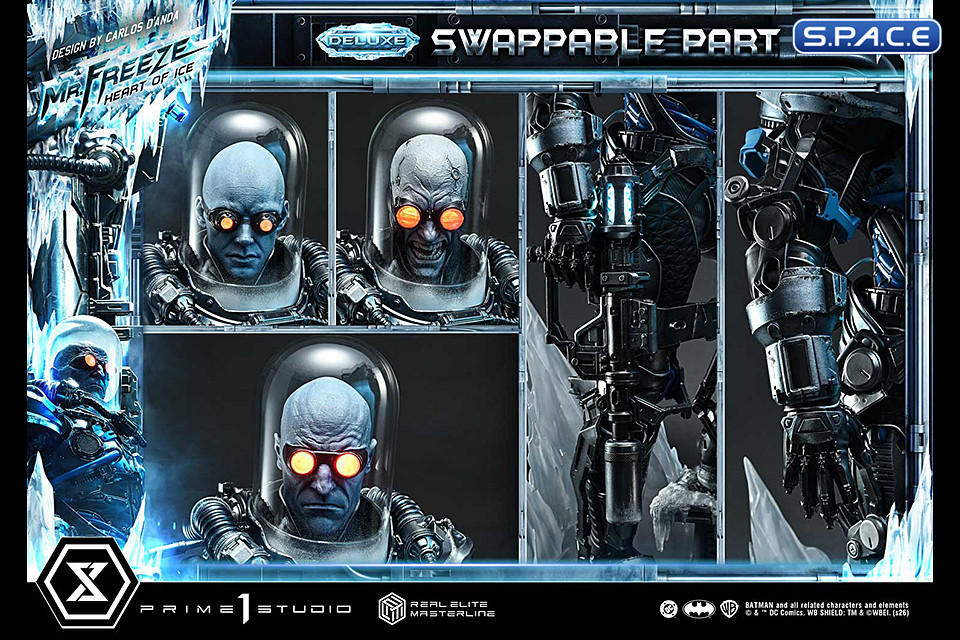 1/3 Scale Mr. Freeze �Heart of Ice� Deluxe Real Elite Masterline Statue - Bonus Version (DC Comics)