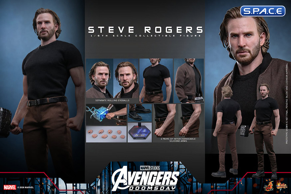 1/6 Scale Steve Rogers Deluxe Version Movie Masterpiece MMS929 (Avengers: Doomsday)