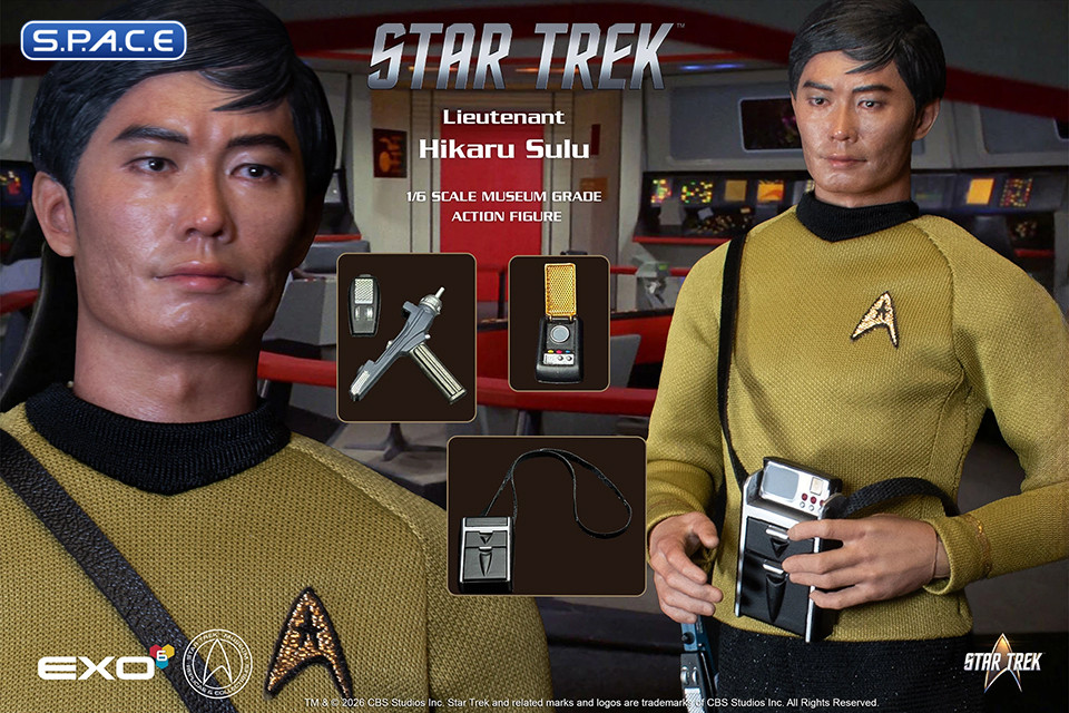 1/6 Scale Lieutenant Hikaru Sulu (Star Trek)