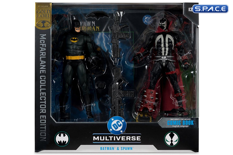 Batman & Spawn 2-Pack Gold Label Collection (DC Multiverse)