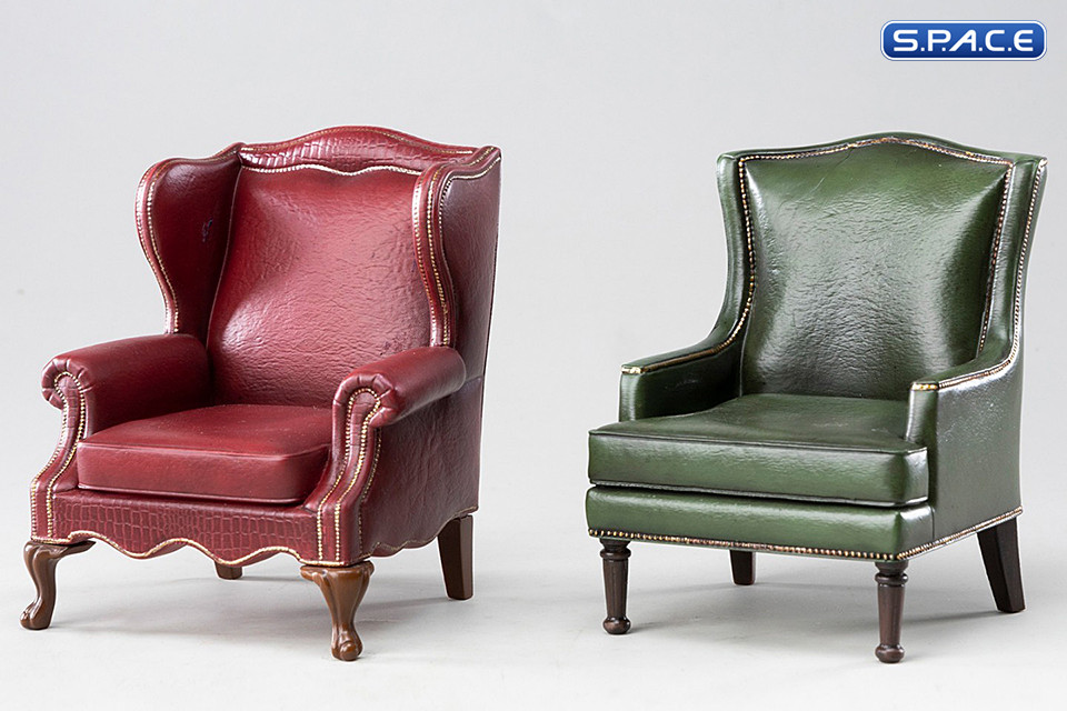 1/12 Scale Dark Green Club Armchair