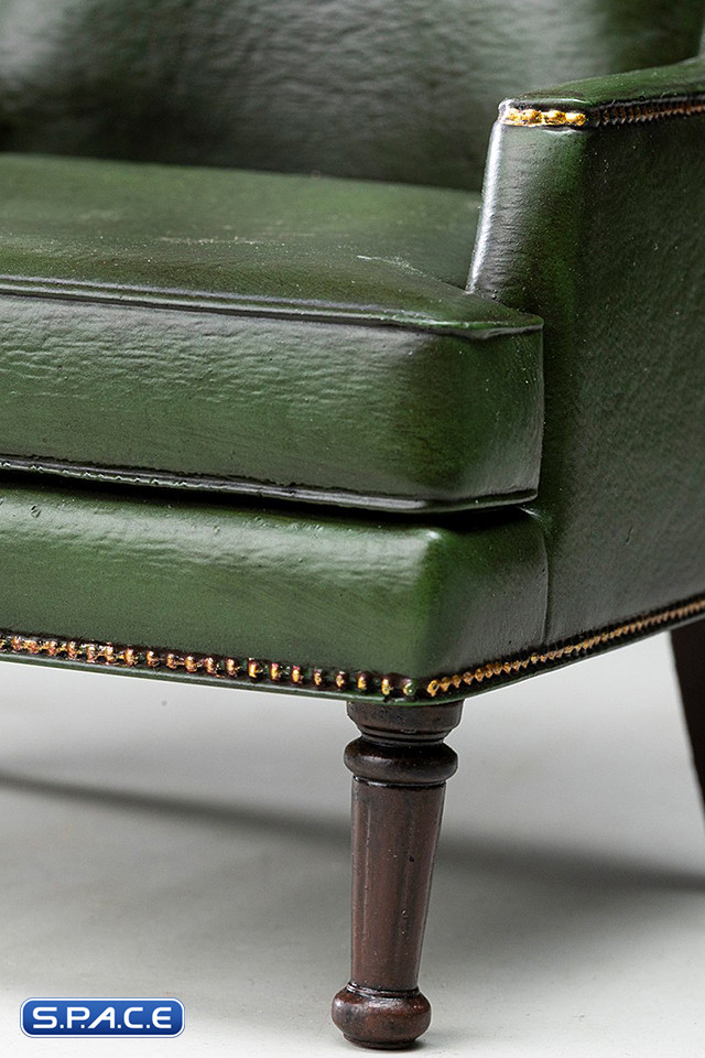 1/12 Scale Dark Green Club Armchair