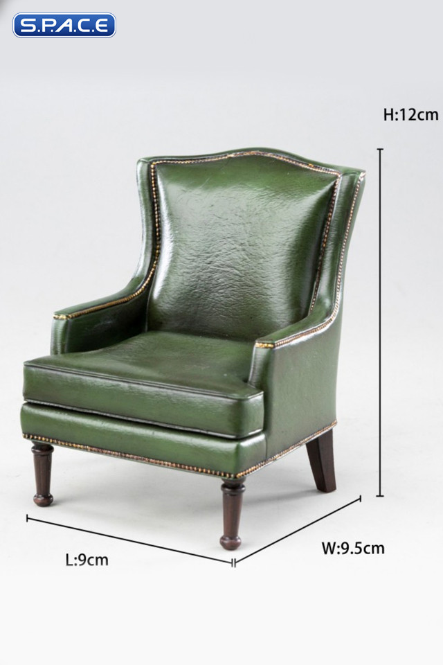 1/12 Scale Dark Green Club Armchair