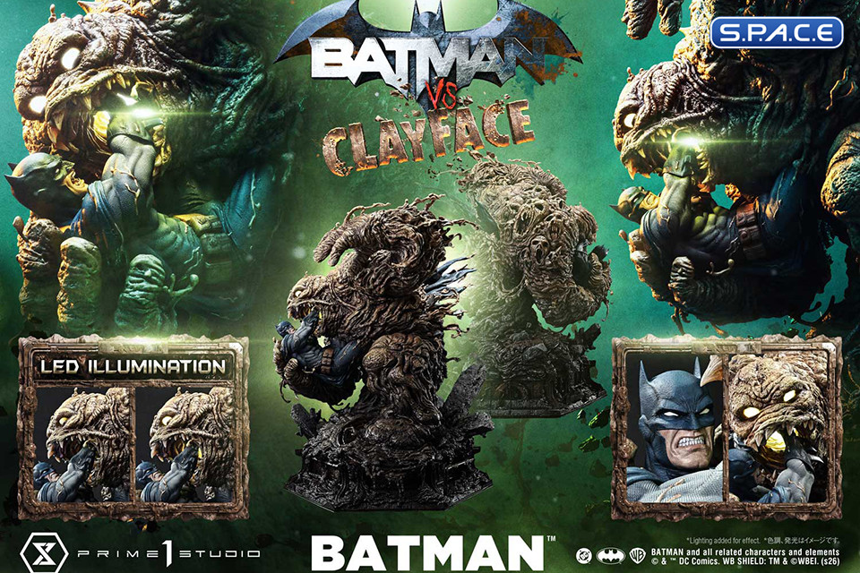 1/4 Scale Batman vs. Clayface Ultimate Premium Masterline Statue (DC Comics)