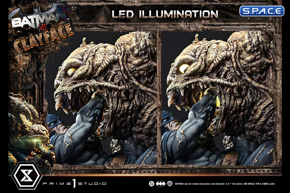 1/4 Scale Batman vs. Clayface Deluxe Ultimate Premium Masterline Statue - Bonus Version (DC Comics)