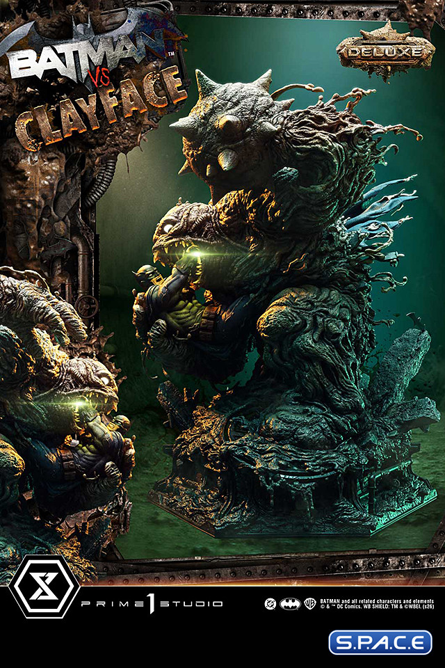 1/4 Scale Batman vs. Clayface Deluxe Ultimate Premium Masterline Statue - Bonus Version (DC Comics)