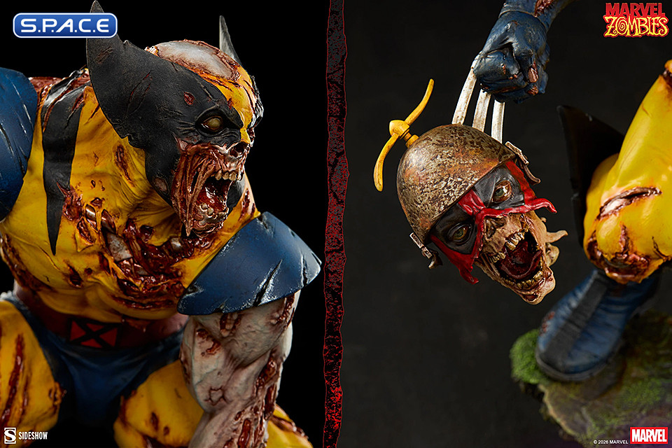 Wolverine Statue (Marvel Zombies)