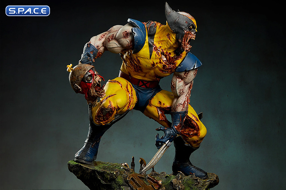 Wolverine Statue (Marvel Zombies)