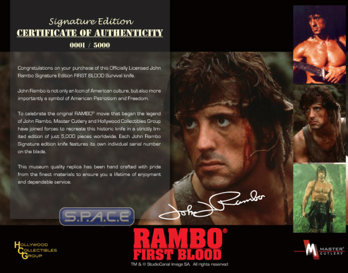 Rambo First Blood Knife Signature Edition (Rambo)