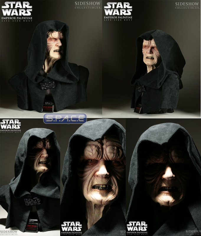 1:1 Emperor Palpatine Lifesize Bust (Star Wars)