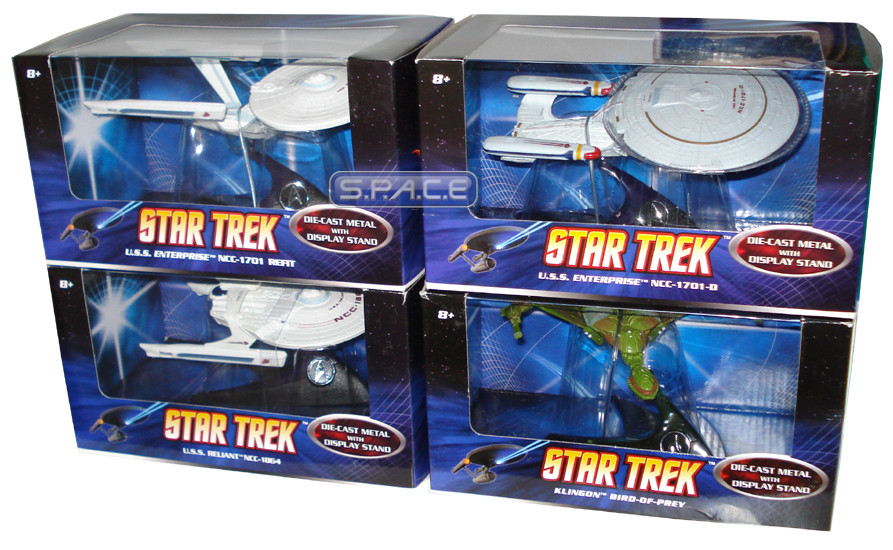 4er Assortment - Star Trek Die Cast Vehicles (Hot Wheels)