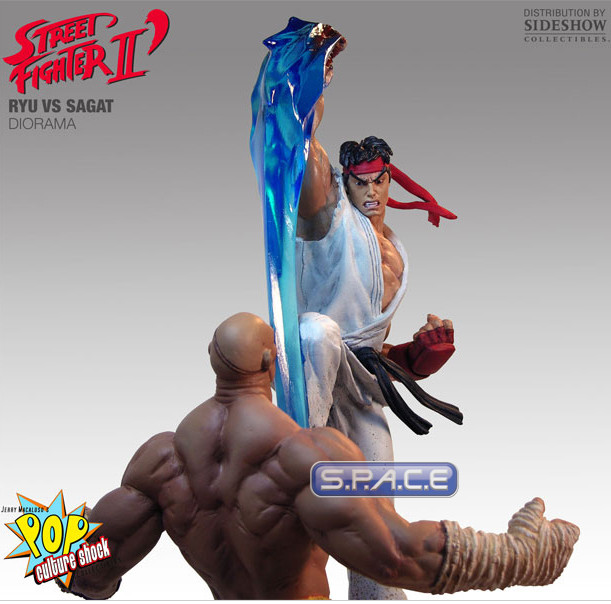 Ryu vs. Sagat Diorama (Street Fighter)