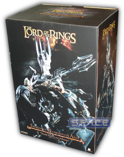 Sauron vs. Numenorean Army - Battle of the Last Alliance Diorama (The Lord of the Rings)