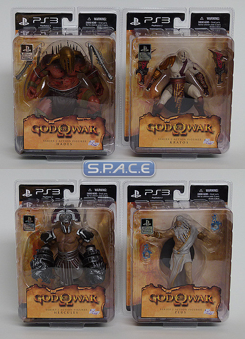4er Komplettsatz: God of War 3 Series 1