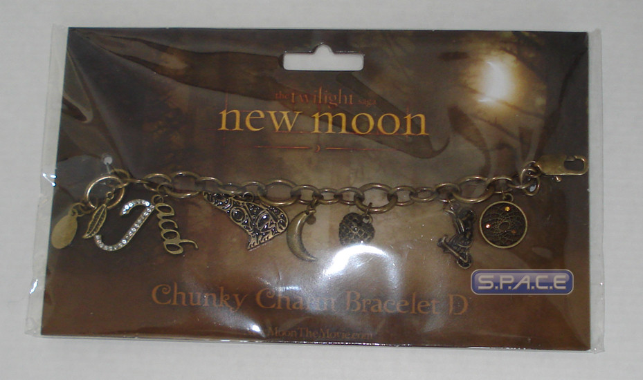 Chunky Charm Bracelet D Jacob (Twilight - New Moon)