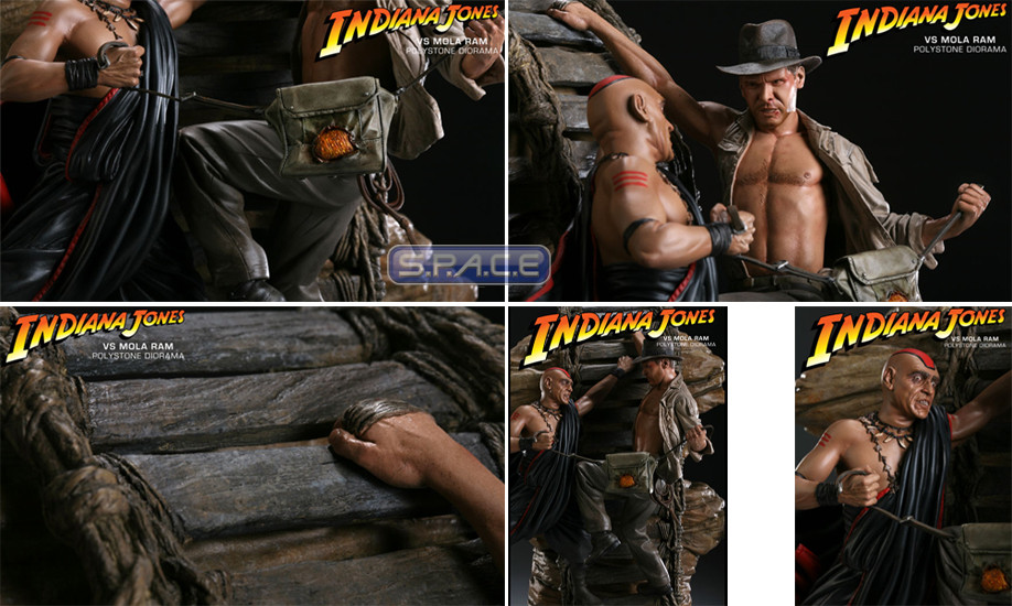 Indiana Jones vs. Mola Ram Diorama Sideshow Exclusive