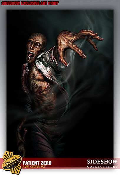 1:1 Patient Zero Life-Size Bust Sideshow Exclusive (The Dead)