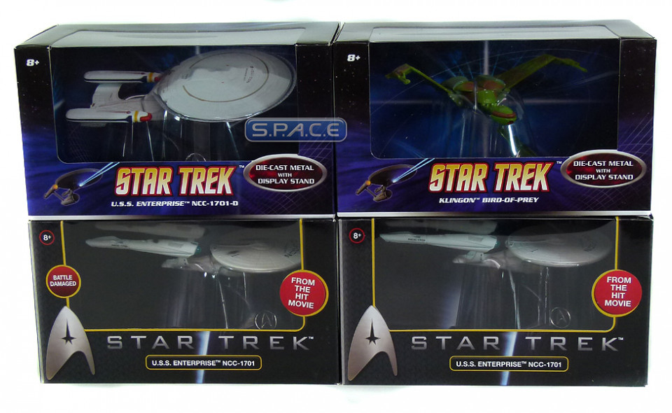 4er Assortment - Star Trek Die Cast Vehicles Wave 2 (Hot Wheels)