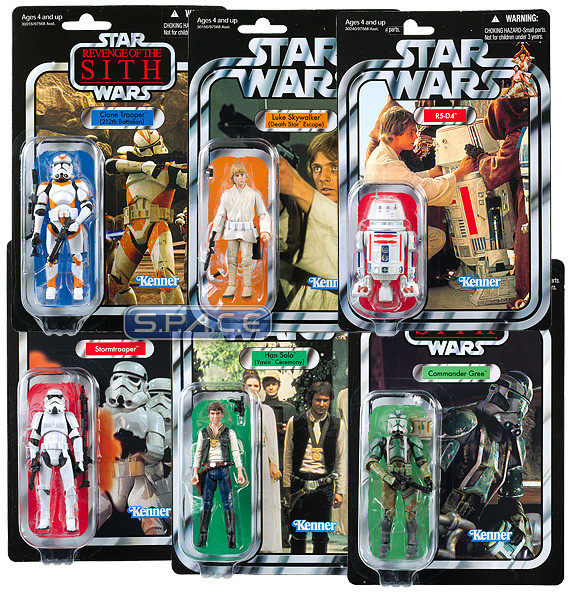 Set of 6: The Vintage Collection Wave 5 (Star Wars)