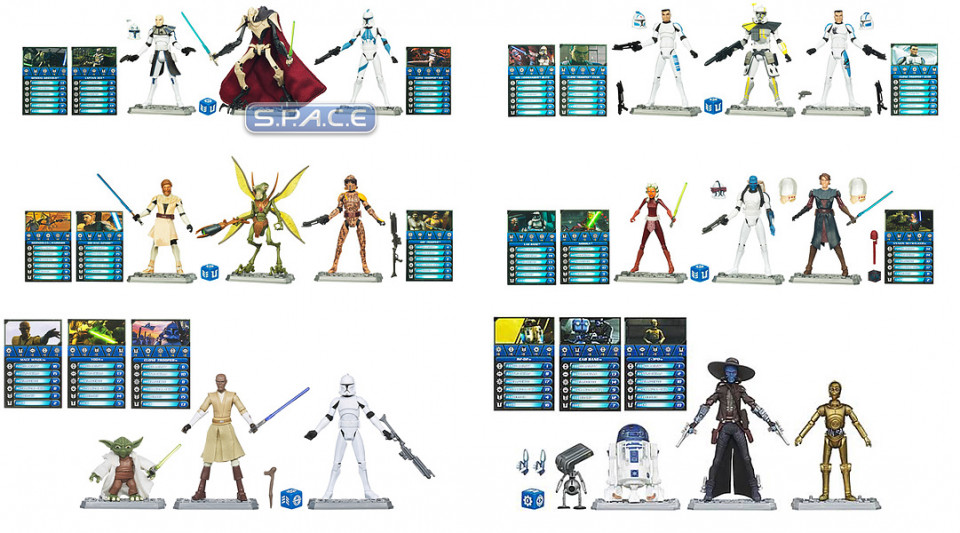 Clone Wars 2011 Battle Pack Assortment (6er Case)
