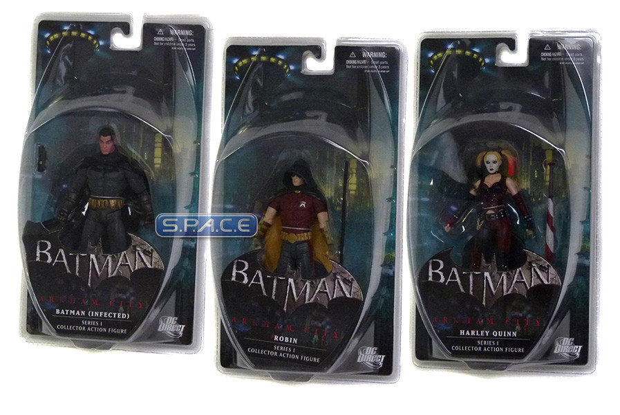 Complete Set of 3: Arkham City Series 1 (Batman)