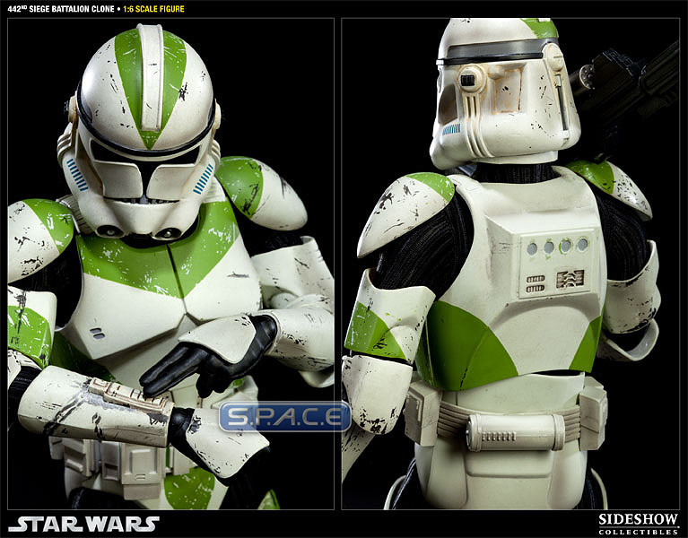 1/6 Scale 442nd Siege Battalion Clone Trooper (Star Wars)