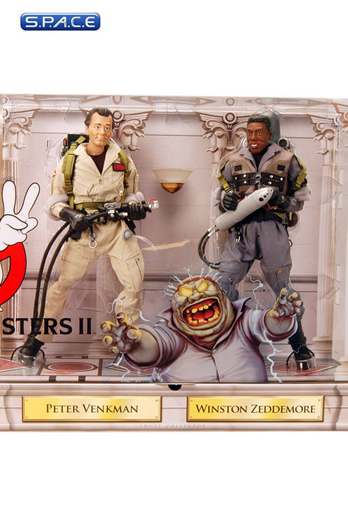 12 Winston Zeddemore and Peter Venkman 2-Pack (Ghostbusters II)