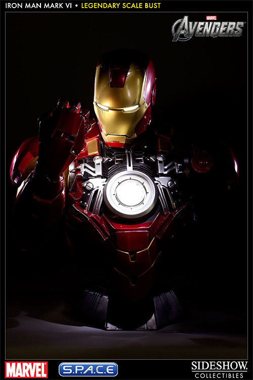 Iron Man - Mark VI Legendary Scale Bust (The Avengers)