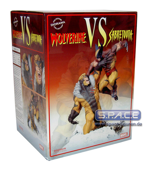 Wolverine vs. Sabretooth Diorama (Marvel)