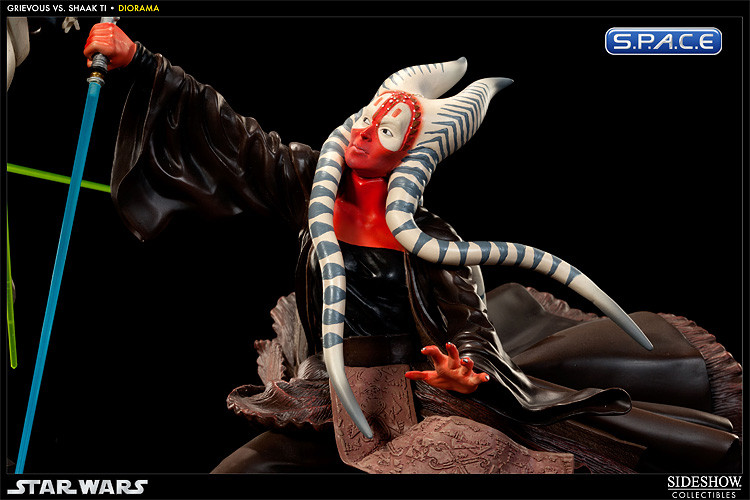 Hunt for the Jedi - Shaak Ti vs. General Grievous Diorama (Star Wars)
