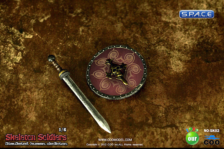 1/6 Scale Skeleton Soldiers - Simulated Human Skeleton SK02
