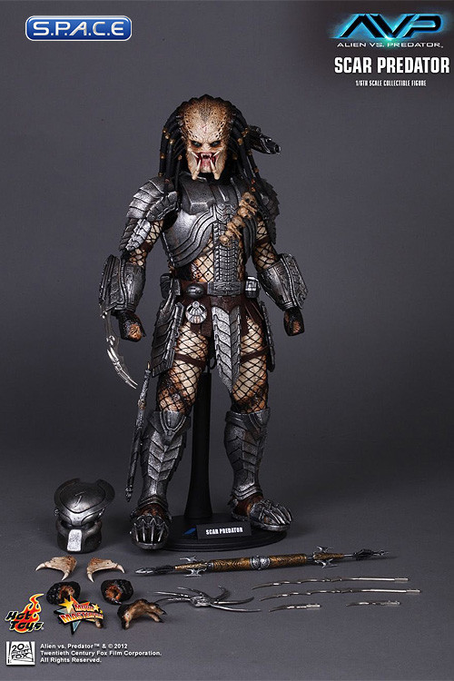 1/6 Scale Scar Predator Movie Masterpiece MMS190 (Alien vs. Predator)