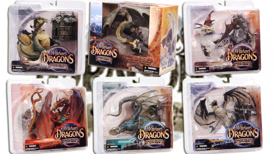 Big-Bundle of 6 : McFarlane´s Dragons Series 1
