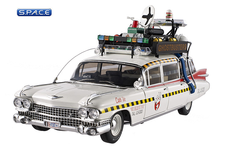 1:18 Ecto-1A Die Cast Hot Wheels Elite (Ghostbusters 2)