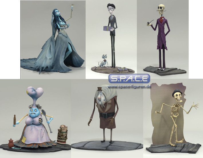 6er Komplettsatz : Tim Burton's Corpse Bride Serie 2
