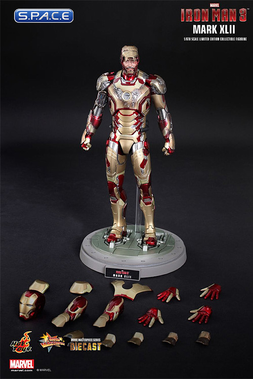 1/6 Scale Iron Man Mark XLII MMS197 Diecast Series (Iron Man 3)