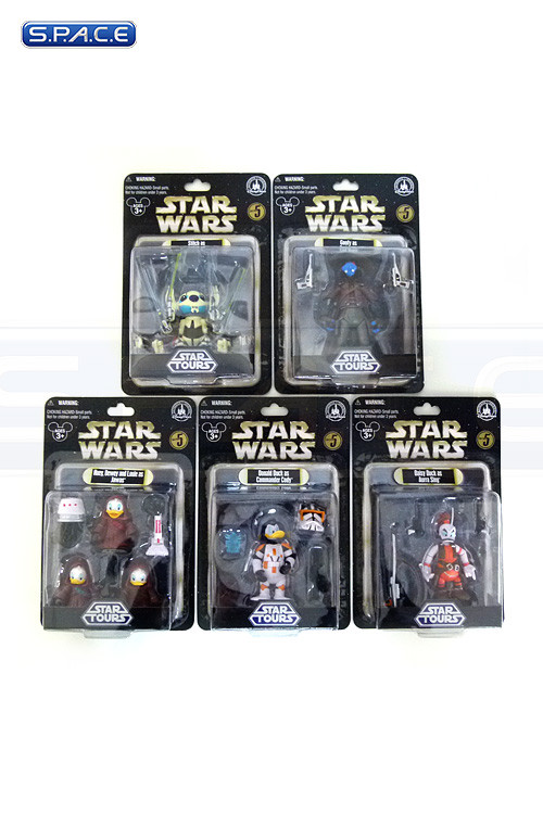 5er Komplettsatz: Star Tours Disney Exclusive Series 5