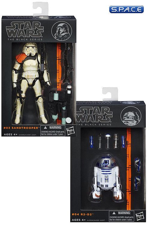 4er Case: 6 The Black Series Wave 1 Assortment (Star Wars)