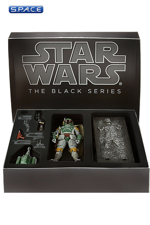 6 Boba Fett and Han Solo in Carbonite SDCC 2013 / SWCEII Exclusive (Star Wars The Black Series)