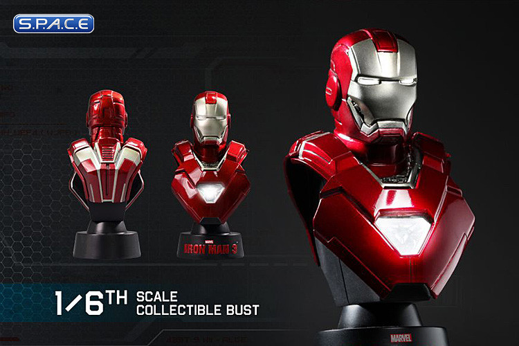 1/6 Scale Silver Centurion Mark XXXIII Bust (Iron Man 3)