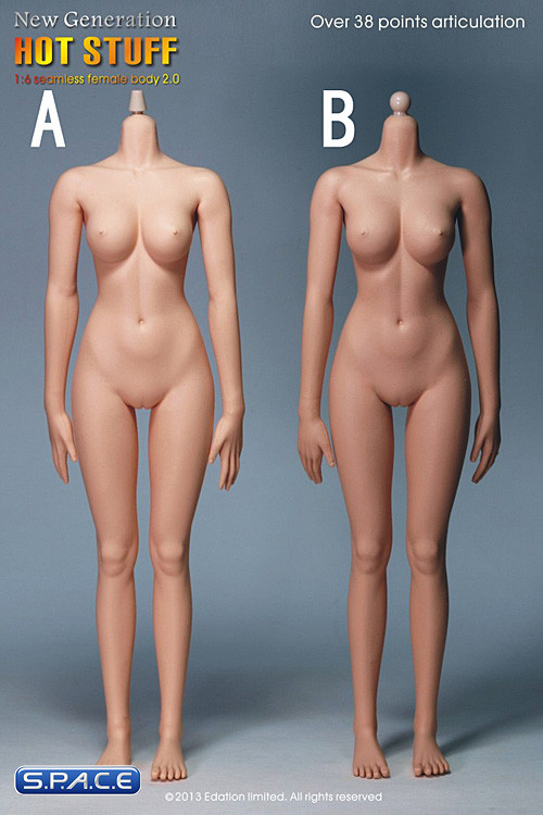 1/6 Scale Hot Stuff Seamless Female Body 2.0B (Flesh)