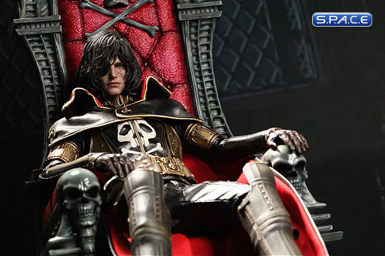 1/6 Scale Captain Harlock with Throne Movie Masterpiece MMS223 (Space Pirate Captain Harlock)