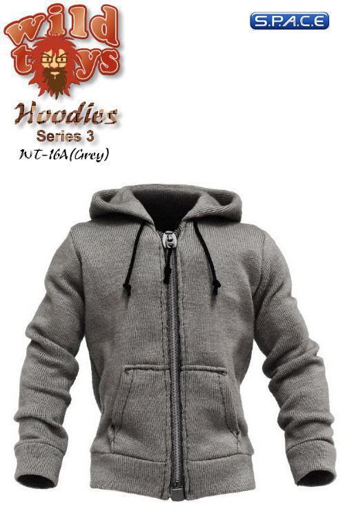 1/6 Scale Hoodie Series 3 - Grey (WT-16A)