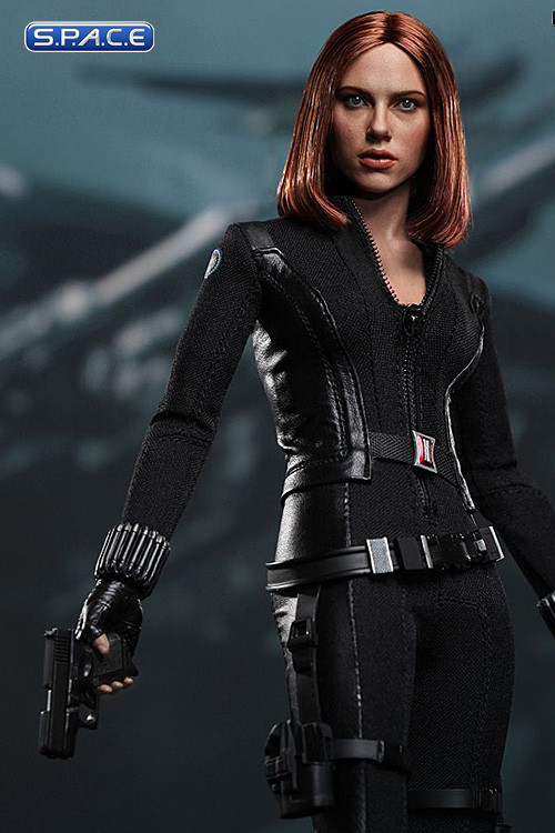 Figurine Hot Toys Captain America Soldat De L'hiver Veuve Noire MMS239 - Occasion