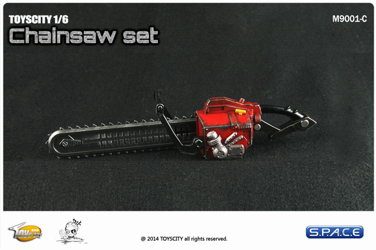 1/6 Scale Chainsaw Set C (red)
