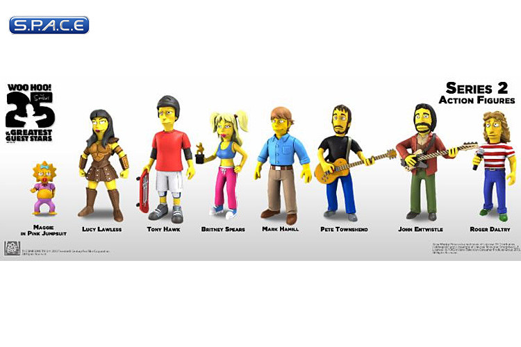 8er Komplettsatz: Greatest Guest Stars Series 2 (The Simpsons 25th Anniversary)